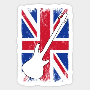 Platinum Jubilee Union Jack Best Bass Player Sticker